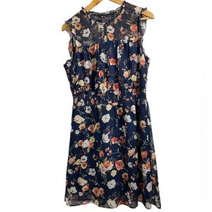 Floral Navy Dress